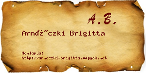 Arnóczki Brigitta névjegykártya